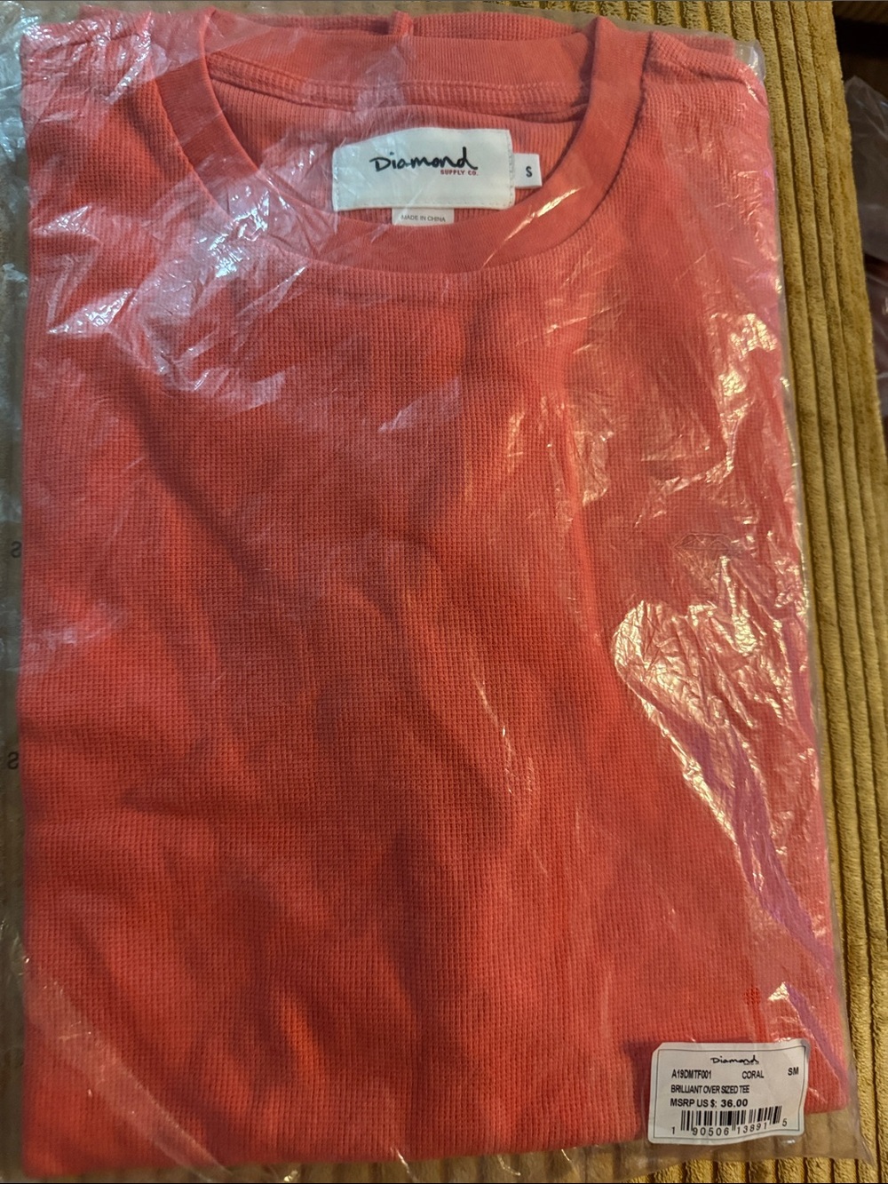 Diamond Supply Co. Coral Short Sleeve Tee